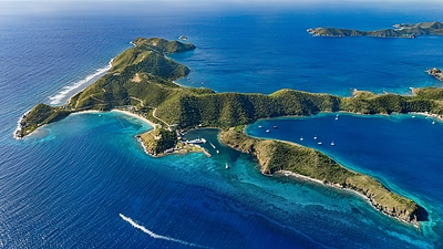 Peter Island is home to the largest private island resort in the British Virgin Islands.
