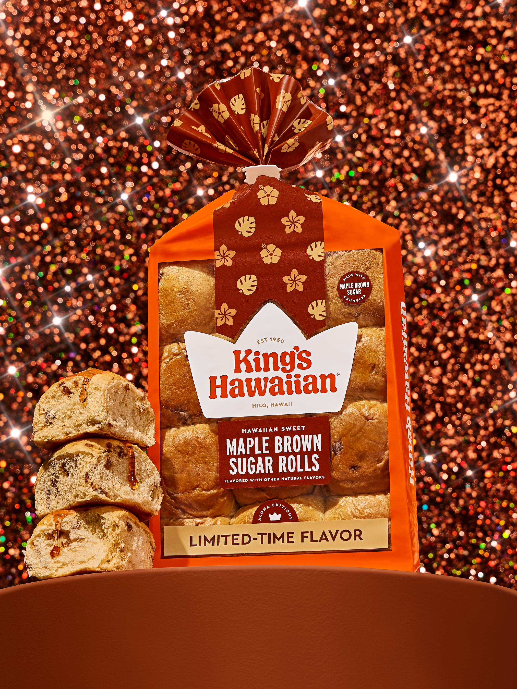 KING'S HAWAIIAN LAUNCHES NEW MAPLE BROWN SUGAR ROLLS AND A COZY SEASONAL MERCH COLLECTION