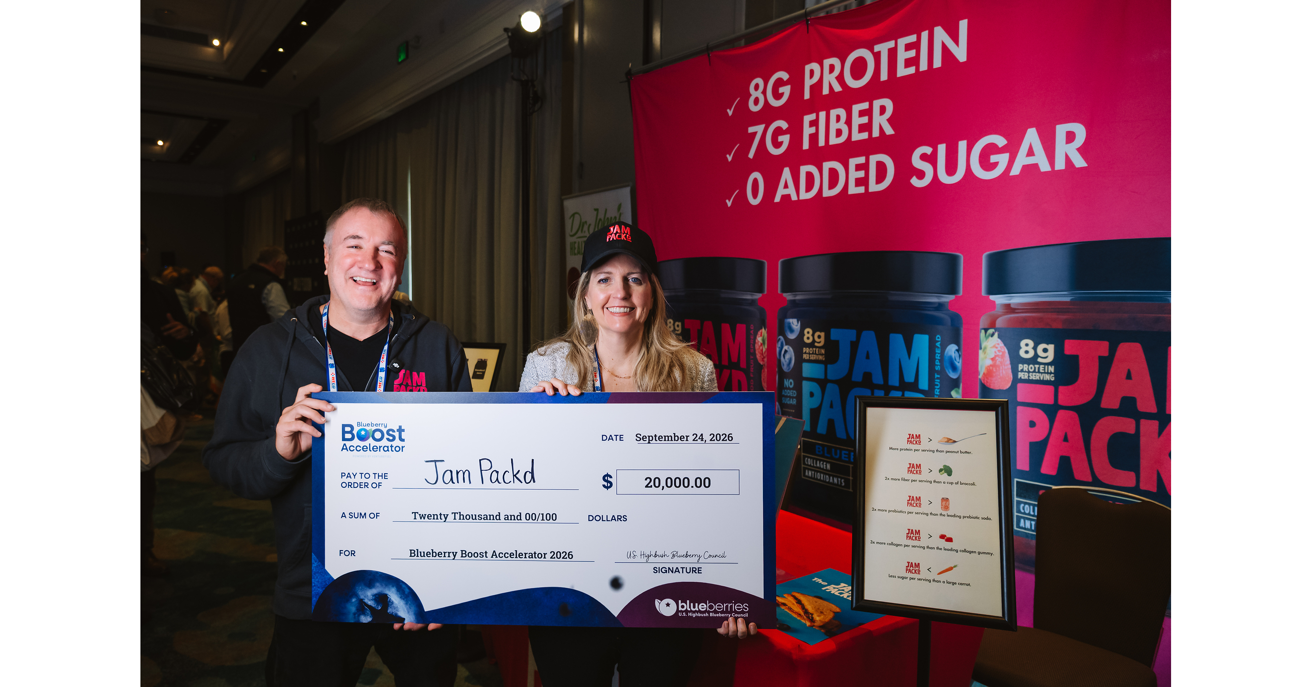 Jam Packd, the Functional Fruit Spread Reinventing the $13 Billion Jam Category, Wins the Blueberry Boost Accelerator