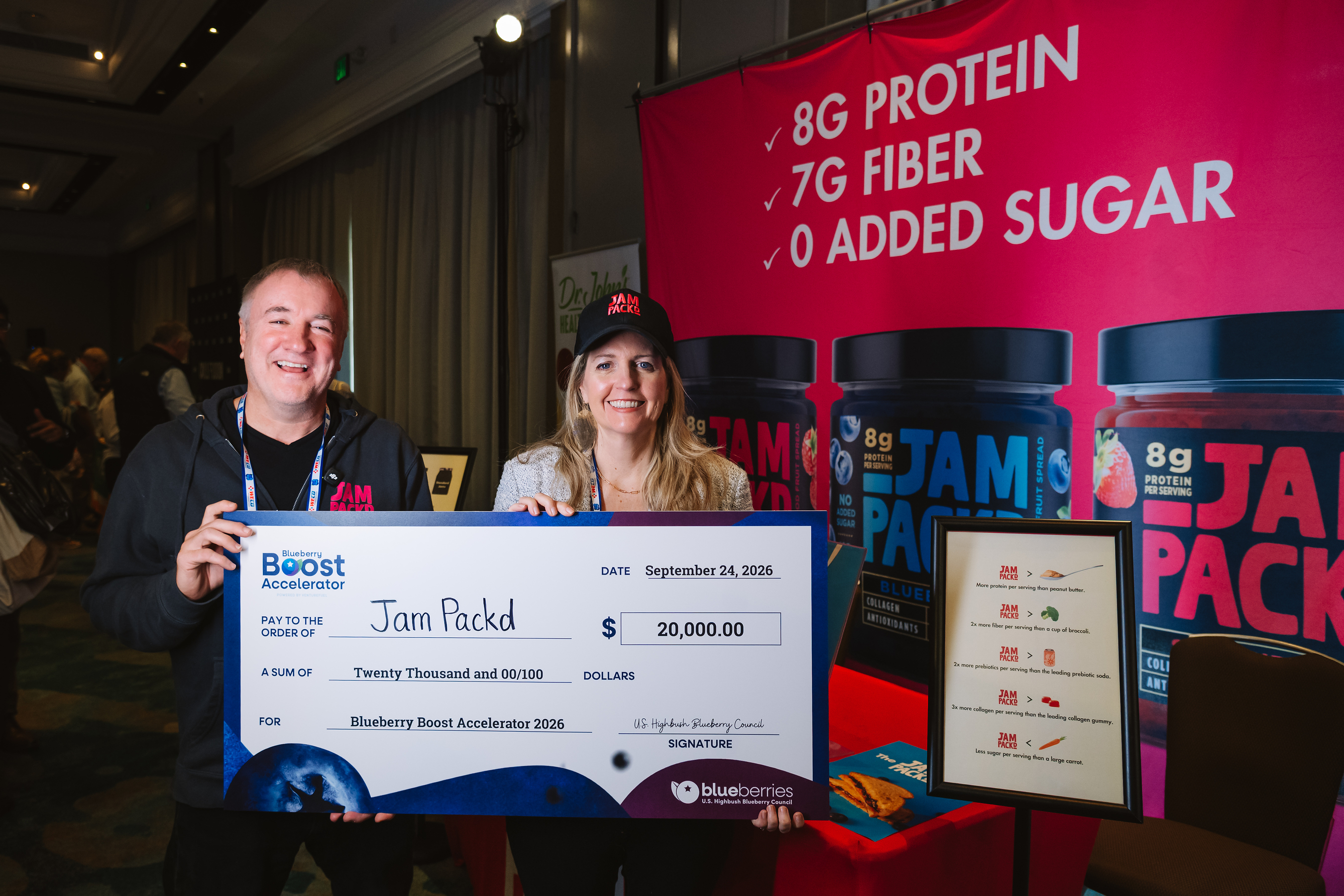 Jam Packd, the Functional Fruit Spread Reinventing the $13 Billion Jam Category, Wins the Blueberry Boost Accelerator