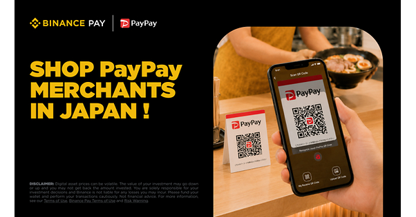 Binance Pay Enables Payments at PayPay Merchants via HIVEX® in Japan