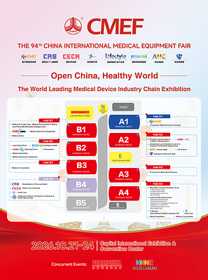 The 94th CMEF, the World's Leading Medical Device Industry Event, Set to Open in Beijing Oct. 21-24