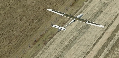 The EATP Pegasus in flight over Queensland, with the Halocell perovskite solar arrays visible along the wings The EATP Pegasus in flight over Queensland, with the Halocell perovskite solar arrays visible along the wings