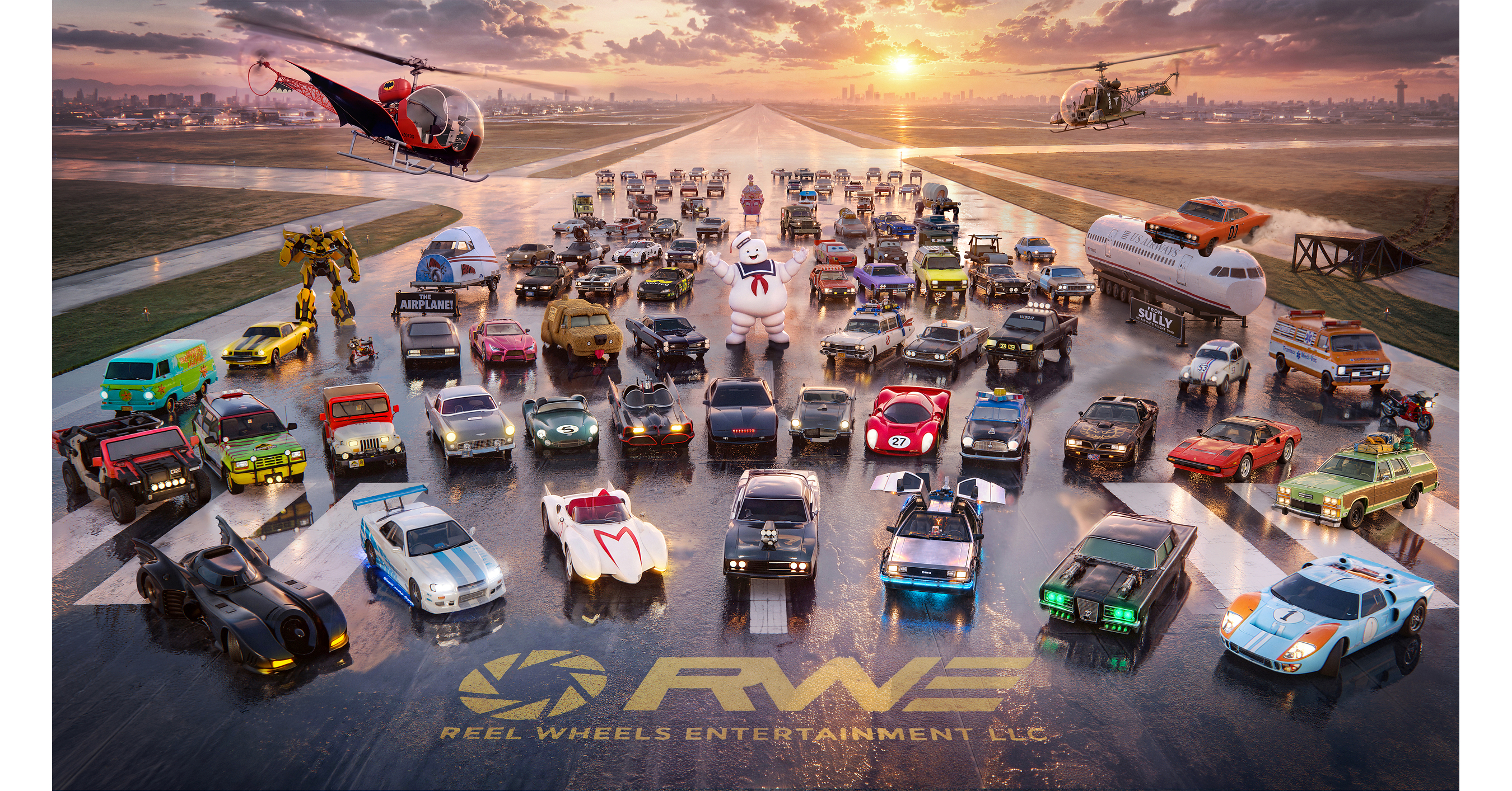 Reel Wheels Entertainment™ Unveils Hundreds of Film and Television Icons, Backed by Award-Winning Hollywood Talent