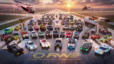Reel Wheels Entertainment™ Unveils Hundreds of Film and Television Icons, Backed by Award-Winning Hollywood Talent