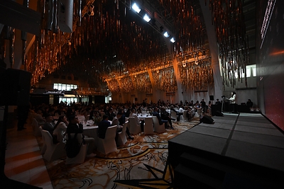Iris Wei, President of Lazada Group, delivering her keynote speech