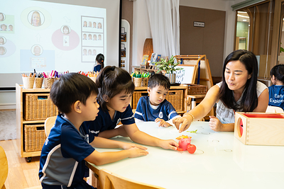 In KG, thoughtful teacher guidance turns hands-on exploration into an early foundation for curiosity and confidence. In KG, thoughtful teacher guidance turns hands-on exploration into an early foundation for curiosity and confidence.