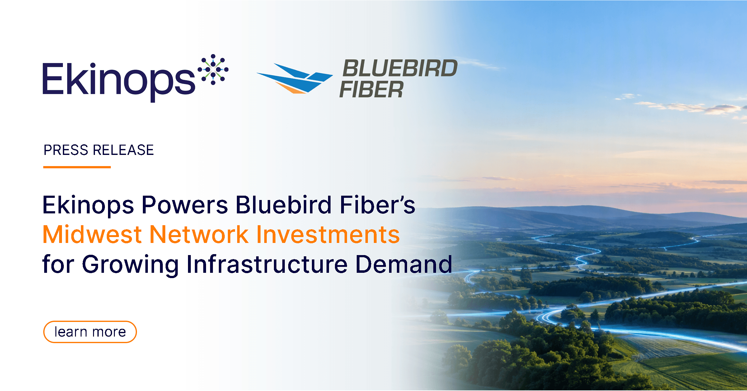 Ekinops Powers Bluebird Fiber's Midwest Network Investments for Growing Infrastructure Demand