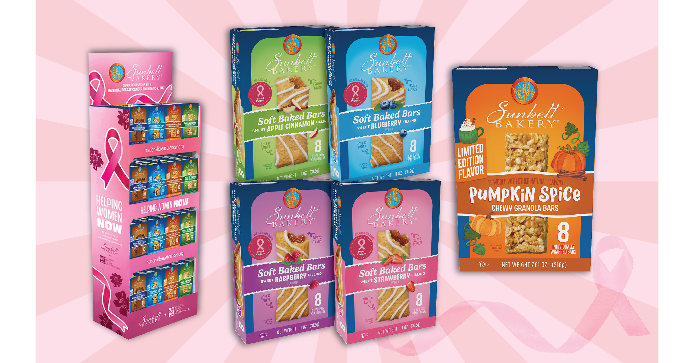 Sunbelt Bakery Partners with National Breast Cancer Foundation, Inc.® for 16th Consecutive Year to Support Women's Health