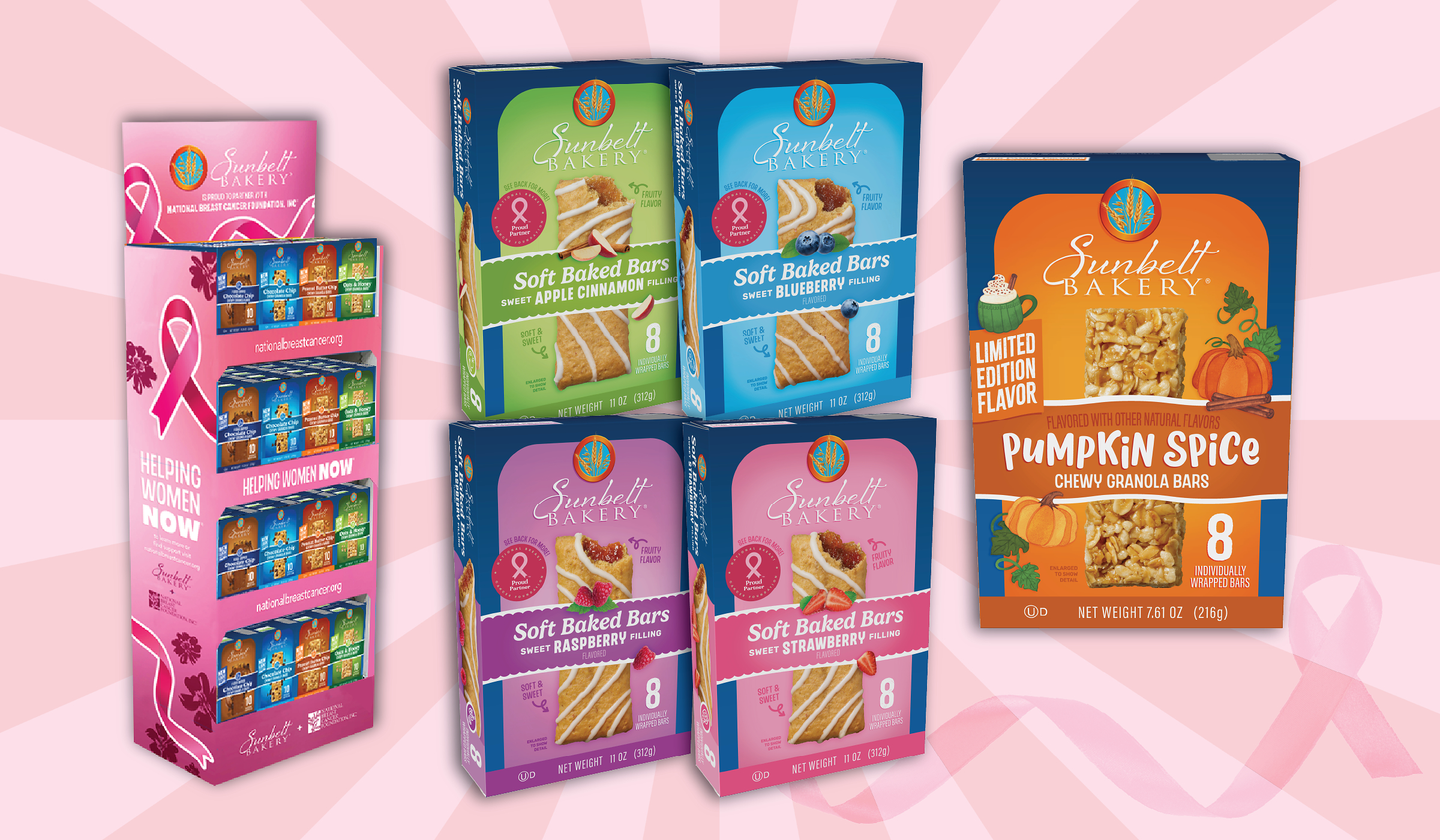 Sunbelt Bakery Partners with National Breast Cancer Foundation, Inc.® for 16th Consecutive Year to Support Women's Health