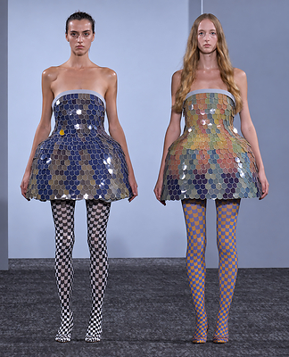 E Ink and ANREALAGE Debut Color-Changing Dresses at Paris Fashion Week