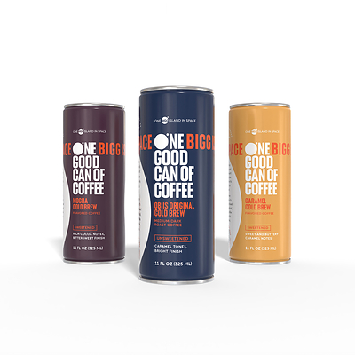 Here's a cold brew you can feel good about: Paramount Coffee introduces One Good Can of Coffee, a premium, sustainably produced cold brew made with farm-direct coffee and certified by OBIIS (One Big Island In Space). Available in 11-ounce cans, it comes in three varieties -- Original Cold Brew, Mocha Cold Brew, and Caramel Cold Brew. The next generation of cold brew delivers more than great taste-it gives you a reason to feel good about every sip. Here's a cold brew you can feel good about: Paramount Coffee introduces One Good Can of Coffee, a premium, sustainably produced cold brew made with farm-direct coffee and certified by OBIIS (One Big Island In Space). Available in 11-ounce cans, it comes in three varieties -- Original Cold Brew, Mocha Cold Brew, and Caramel Cold Brew. The next generation of cold brew delivers more than great taste-it gives you a reason to feel good about every sip.