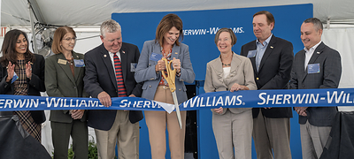 Sherwin-Williams Celebrates Grand Opening of Expanded Statesville Manufacturing Facility