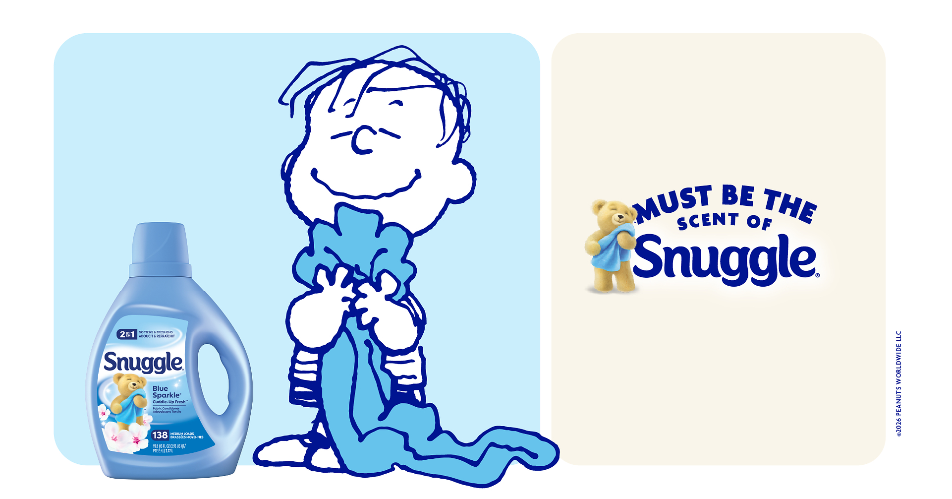Snuggle® Fabric Care and Peanuts® Introduce a Collaboration Inspired by the Comfort of Linus' Blue Blanket