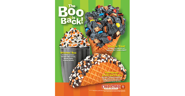 Cold Stone Creamery Brings Back Boo Batter™ for a Frightfully Delicious Halloween