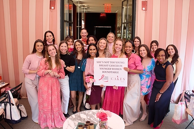 Attendees at the 2026 “She’s Not Too Young: Breast Cancer in Younger Women” Roundtable presented by the Breast Cancer Research Foundation and CAKES body