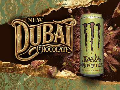 JAVA MONSTER DUBAI CHOCOLATE BRINGS FULL-ON COCOA AND CREAMY PISTACHIO INDULGENCE TO A CAN