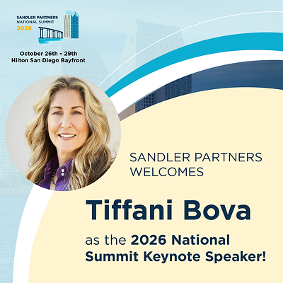 Sandler Partners Announces 2026 National Summit Keynote Speaker: Tiffani Bova