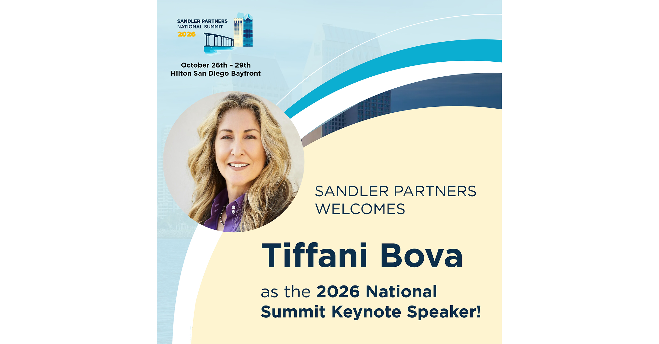 Sandler Partners Announces 2026 National Summit Keynote Speaker: Tiffani Bova