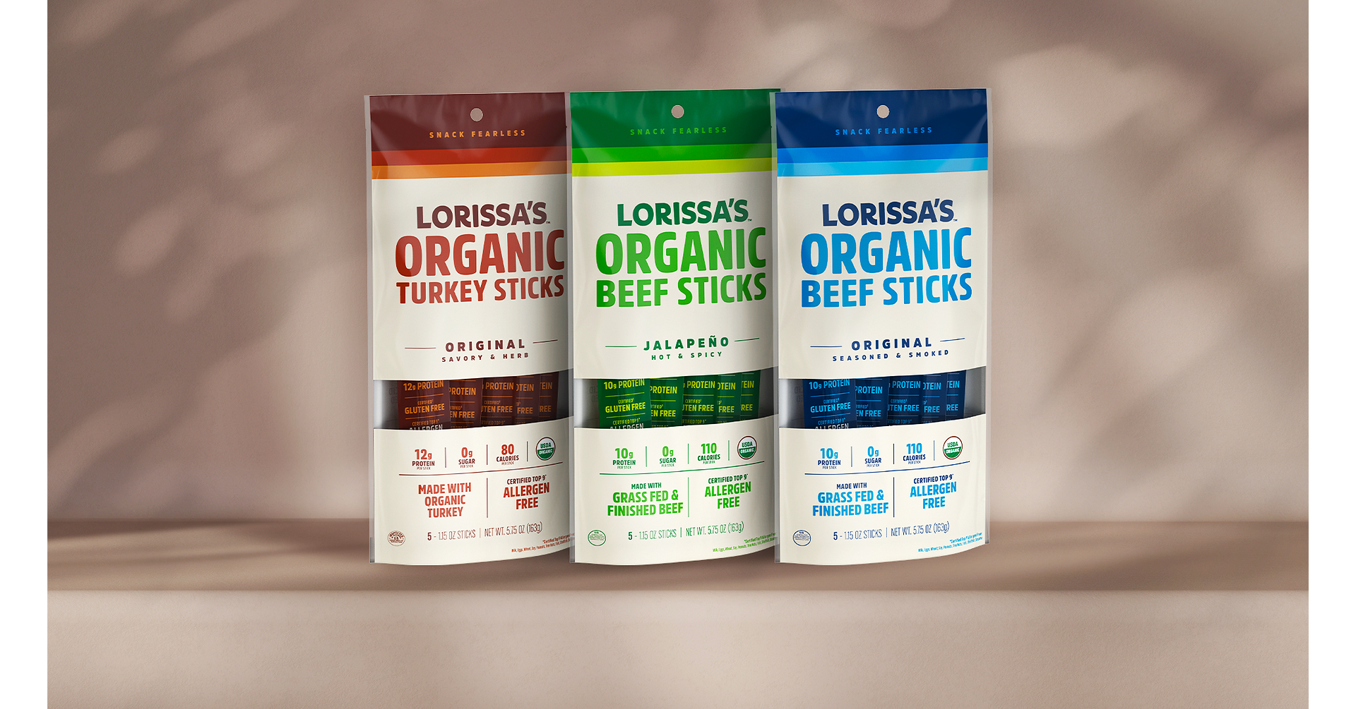 Lorissa's Organic Snacks Launches USDA Organic, Certified Top 9 Allergen Free Meat Sticks, Available Now at Target