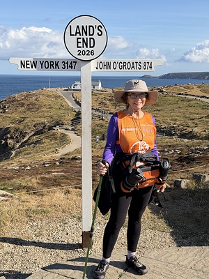 82-Year-Old Dr. Judy Benjamin traversed southern England to share her story and advocate for families affected by Alzheimer’s