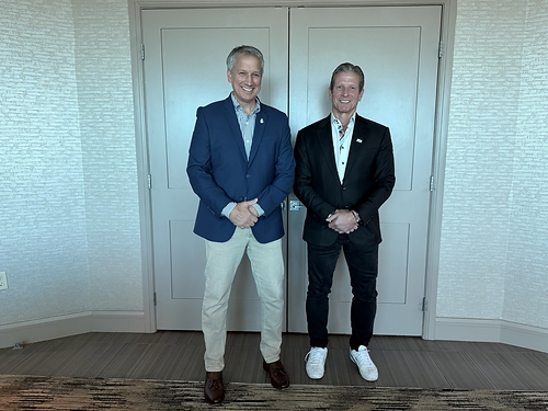 From L to R: Peter B Settel, President and CEO, Bold Penguin and Rob Schimek, Group Chief Executive Officer, bolttech. From L to R: Peter B Settel, President and CEO, Bold Penguin and Rob Schimek, Group Chief Executive Officer, bolttech.