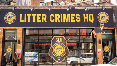 Cat lovers in New York can join the investigation in person at Litter Crimes HQ, a one-day pop-up experience featuring adoptable feline agents, on Friday, October 2.