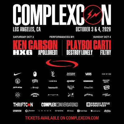 COMPLEXCON CELEBRATES 10-YEAR ANNIVERSARY WITH LANDMARK LOS ANGELES DEBUT OCTOBER 3-4