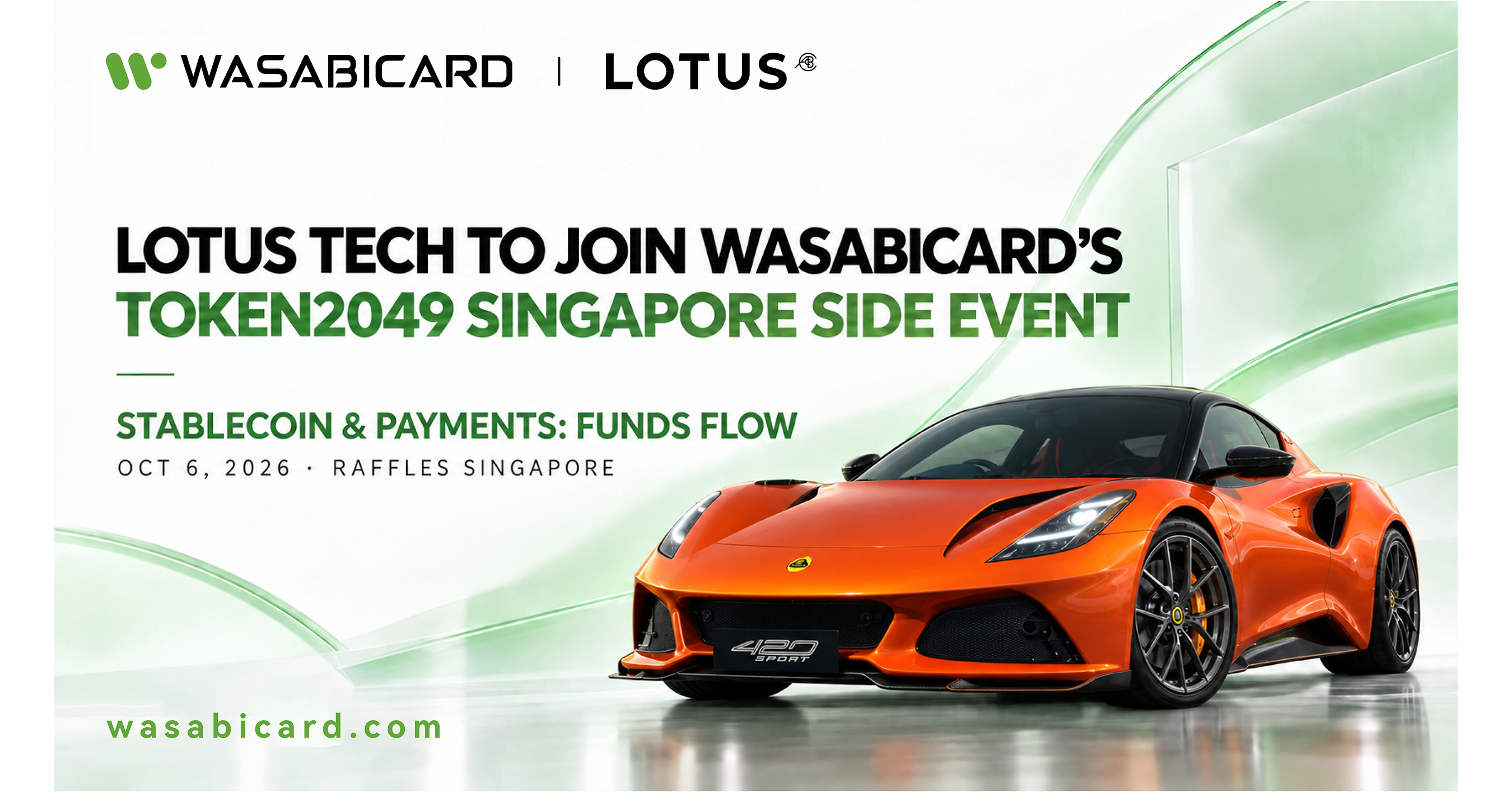 Lotus Tech to Join WasabiCards TOKEN2049 Singapore Side Event, Spotlighting Real-World Stablecoin Applications