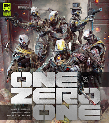 One Zero One tells the story of a coming worldwide conflict between humanity and a rogue army of AI-driven robotic soldiers. One Zero One #1 is available to read digitally at ozo.stonekite.com and to pre-order in print at store.stonekite.com. One Zero One tells the story of a coming worldwide conflict between humanity and a rogue army of AI-driven robotic soldiers. One Zero One #1 is available to read digitally at ozo.stonekite.com and to pre-order in print at store.stonekite.com.