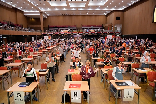 Participants at the 2025 Eye Level Math Olympiad in Malaysia. Participants at the 2025 Eye Level Math Olympiad in Malaysia.