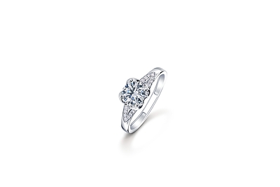 An exclusive collection of one-carat natural diamond solitaire rings