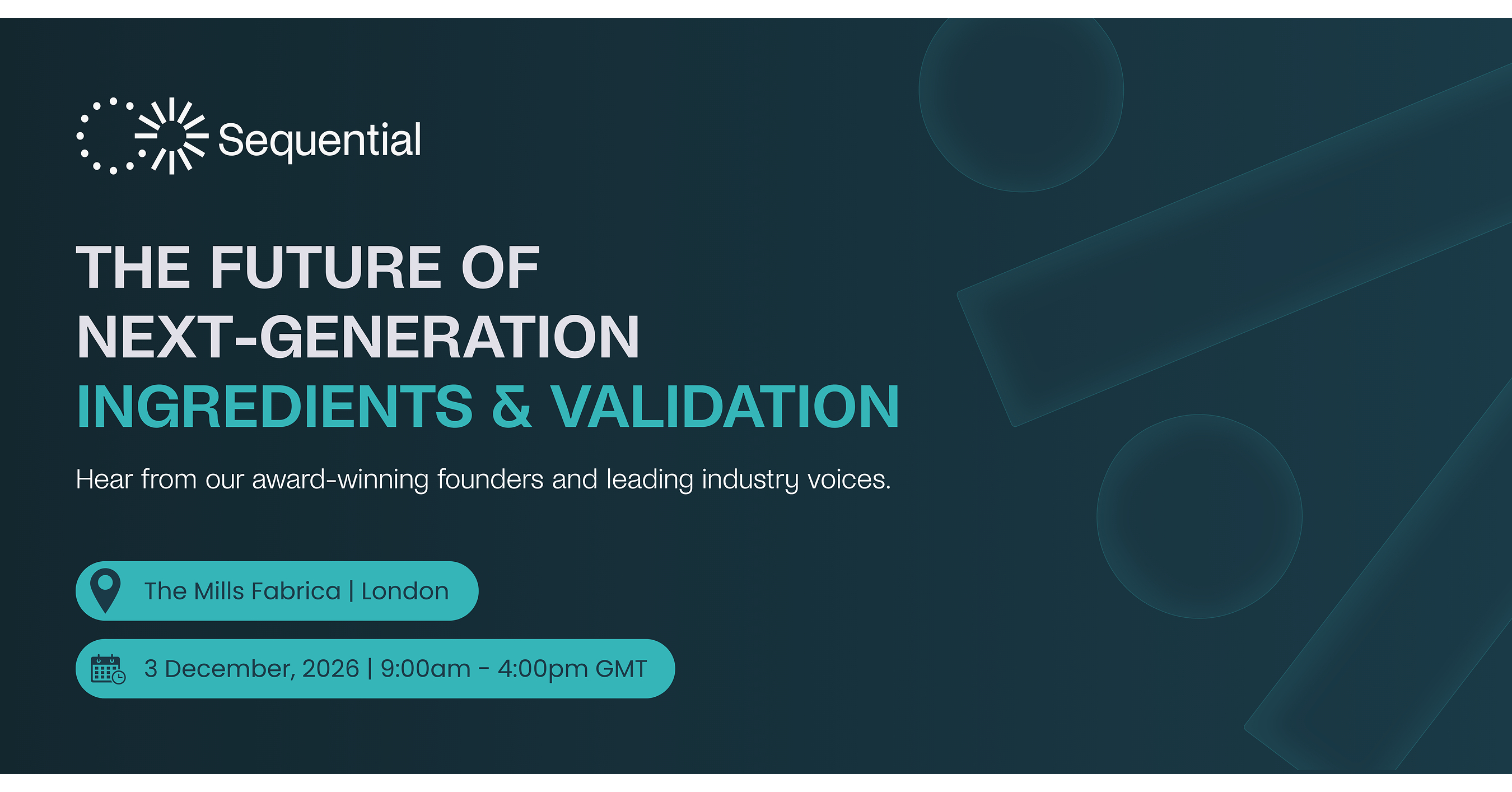 Sequential Announces Inaugural London Conference on Next-Generation Ingredients, Uniting AI Discovery and Clinical Validation