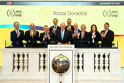 Arcos Dorados Holdings at the NYSE September 30 Arcos Dorados Holdings at the NYSE September 30