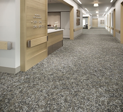 From the Living Contours collection, Fernmark in the color Hushed Terrain. From the Living Contours collection, Fernmark in the color Hushed Terrain.