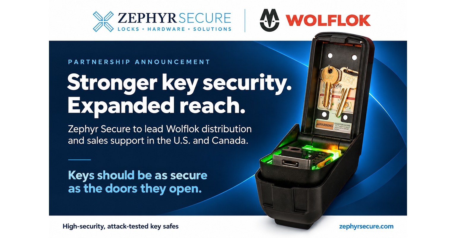 Wolflok and Zephyr Secure Announce Partnership to Lead Distribution Across the U.S. and Canada