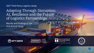 The New Third-Party Logistics Study Delves into Strategic Partnerships, Supply Chain Resilience, AI and Freight Fraud