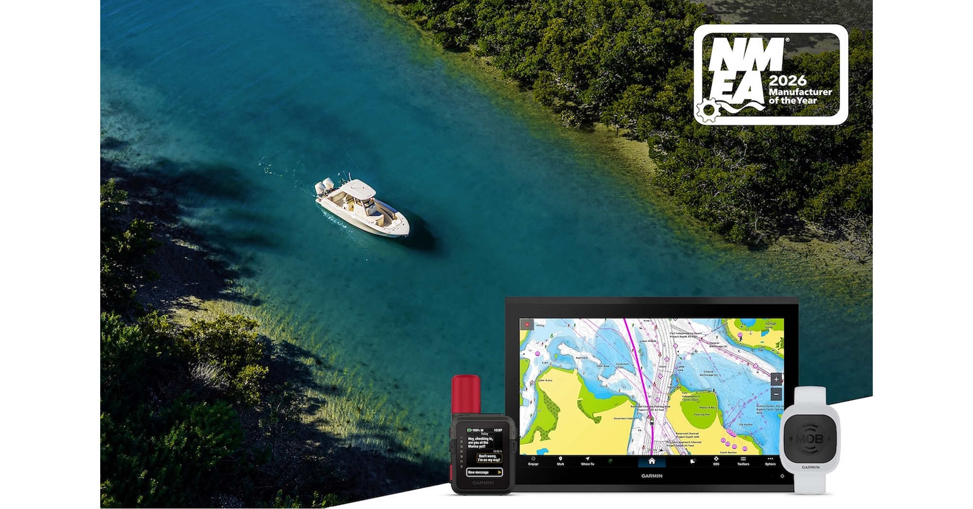 Garmin earns NMEA Manufacturer of the Year honors for a record 12th consecutive year
