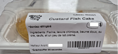 Mise en garde à la population - Présence non déclarée de blé et de soya dans du gâteau vendu par l'entreprise Marché Bento Kim Longueuil