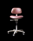 Operator Stool in Rosa