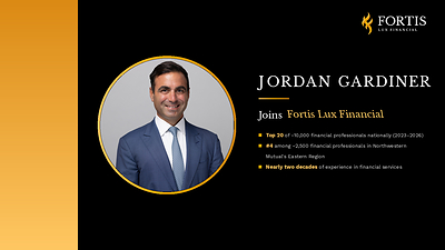Financial Professional Jordan Gardiner Joins Fortis Lux Financial