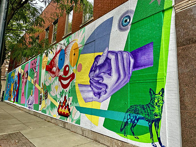A centerpiece of the reopening is a new 120-foot exterior mural by Chicago artist Jeff Zimmerman, commissioned by Millennium Bank to celebrate Bridgeport’s history, character and community.