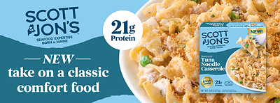 Scott &amp; Jon's Expands Its Seafood Lineup with a Fresh Take on Homestyle Tuna Noodle Casserole