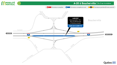7. A-20 à Boucherville, du 3 au 4 octobre 7. A-20 à Boucherville, du 3 au 4 octobre