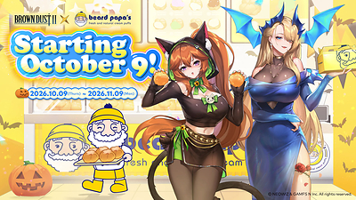 BrownDust2 and Beard Papa’s Team Up for a Sweet Halloween Collaboration Across the U.S.