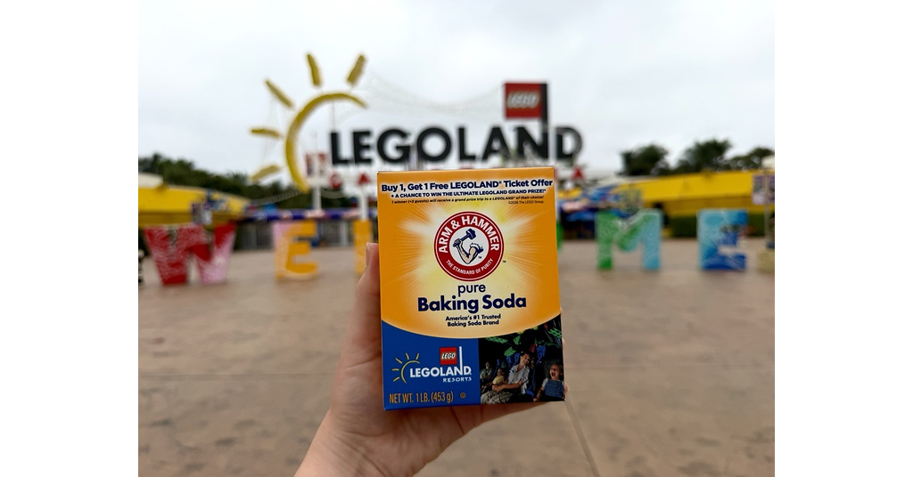 ARM & HAMMER™ BAKING SODA AND LEGOLAND® RESORTS BUILD THE FUN WITH LIMITED-EDITION PACK AND CHANCE TO WIN A FAMILY GETAWAY