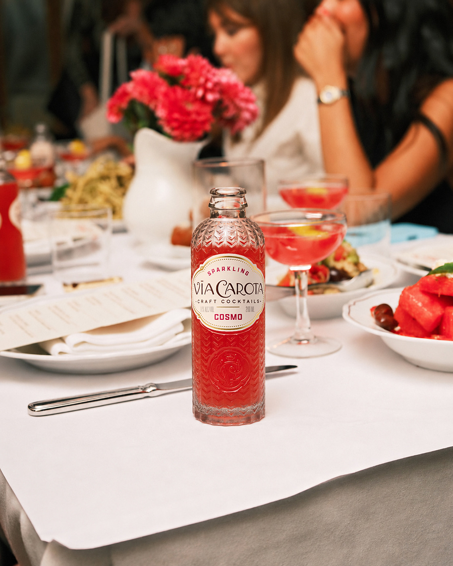 VIA CAROTA CRAFT COCKTAILS DEBUTS REIMAGINED SPARKLING COSMOPOLITAN