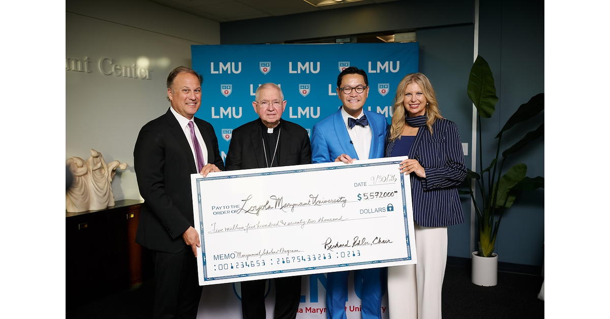Marymount Education Foundation Commits $5.57 Million to LMU, Establishing Marymount Scholars Program