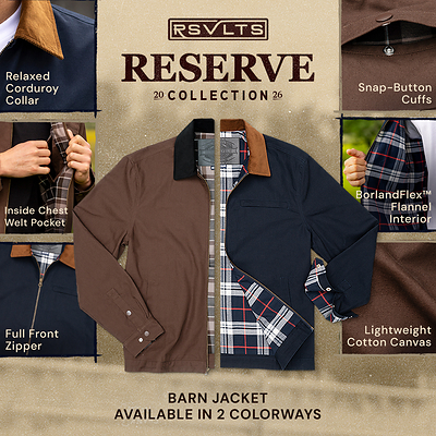 RSVLTS Reserve Barn Jacket Details RSVLTS Reserve Barn Jacket Details