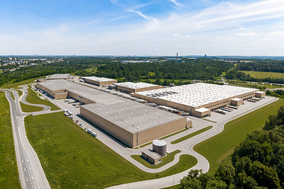Completed Katowice Logistics Center exterior
